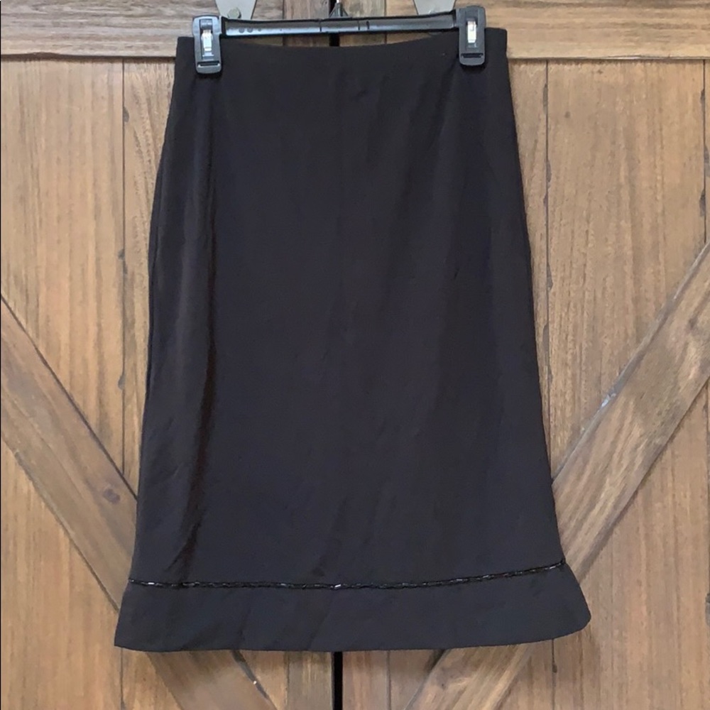 beaded GAP rayon/polyester skirt, SzS